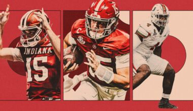 2026 NFL mock draft, Rounds 1 and 2: Fernando Mendoza to Raiders, Ty Simpson to Jets