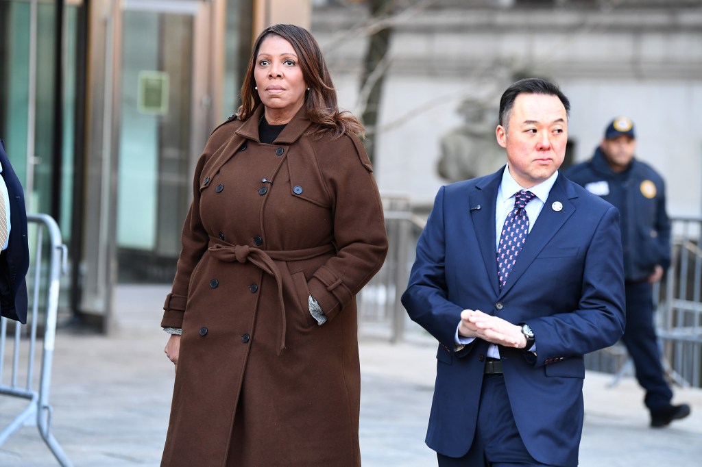 New York Attorney General Letitia James and Connecticut Attorney General William Tong.