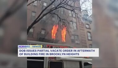 Partial vacate ordered after Brooklyn Heights fire injures seven