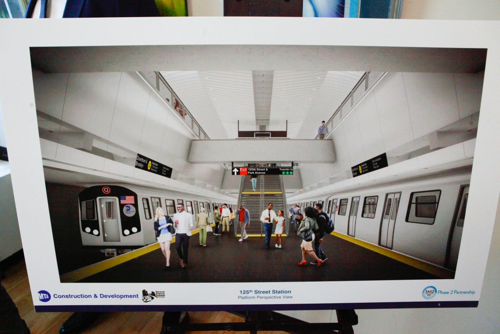 The MTA released renderings showing the planned 125th Street terminal for the Second Avenue Subway.