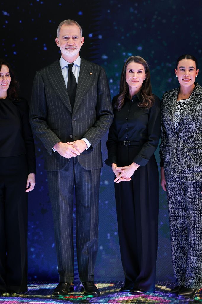 Queen Letizia of Spain and King Felipe VI of Spain at the official opening of the 46th International Tourism Trade Fair at Ifema on January 22, 2026 in Madrid
