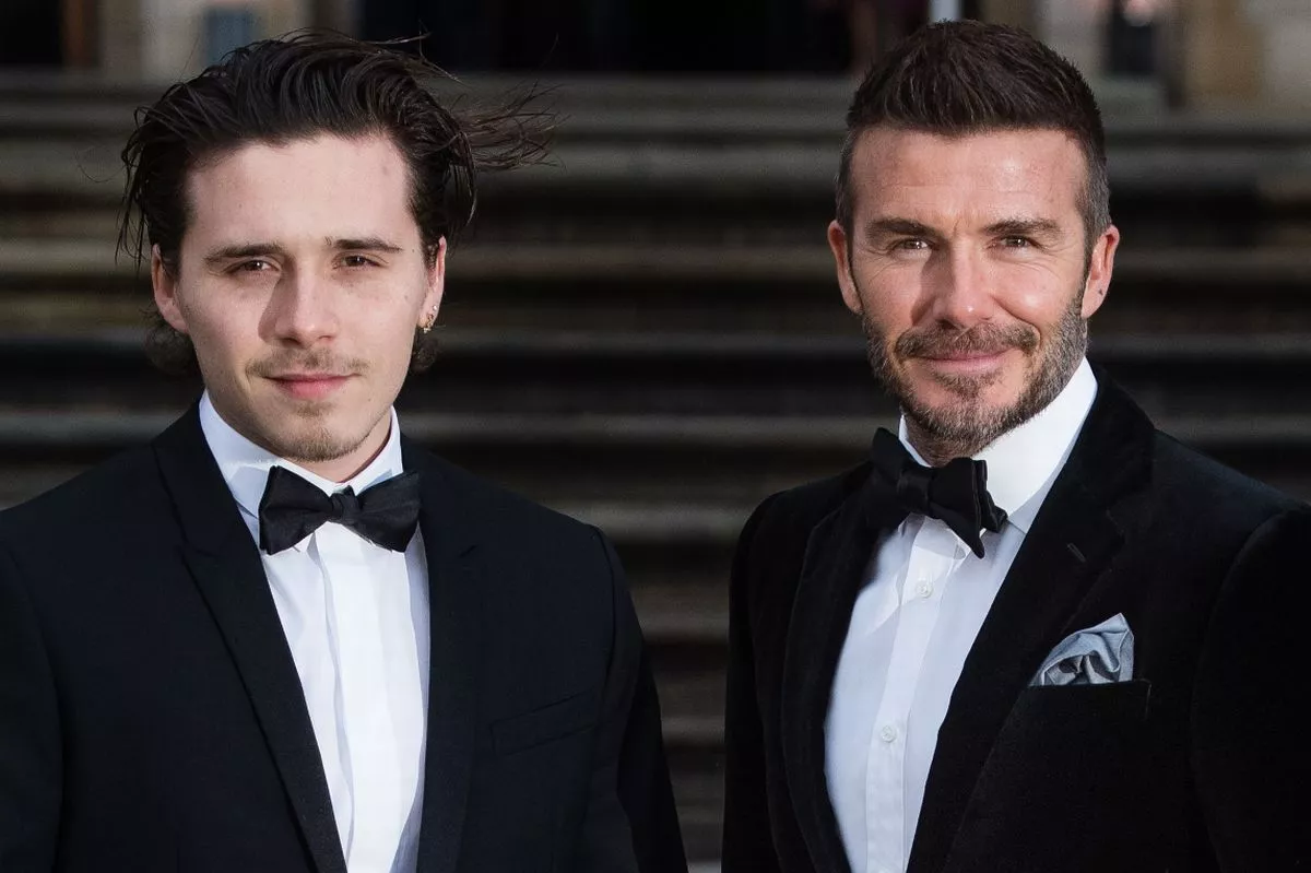 David sent a direct message to son Brooklyn in the midst of their family feud