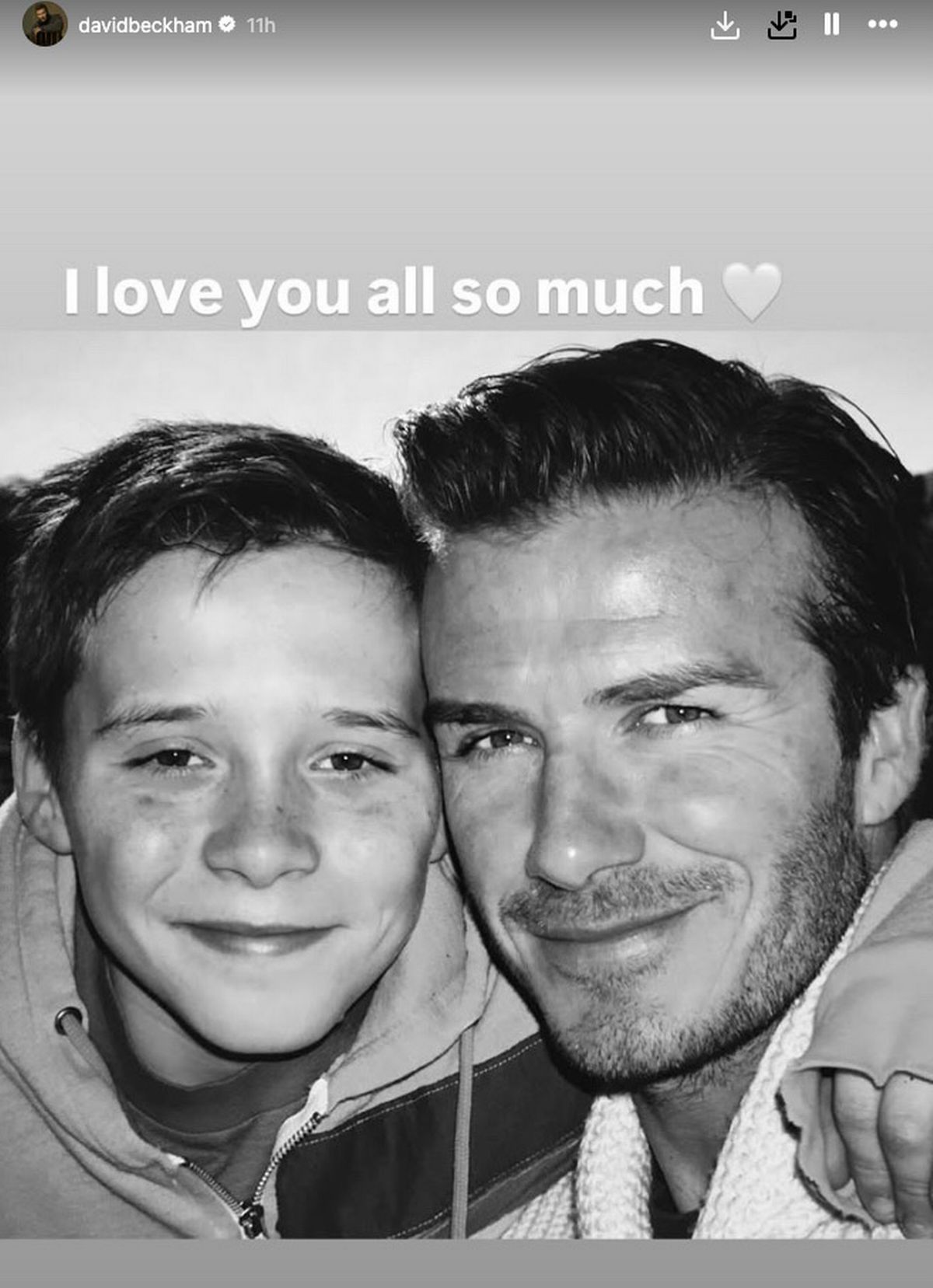 David and Brooklyn Beckham
