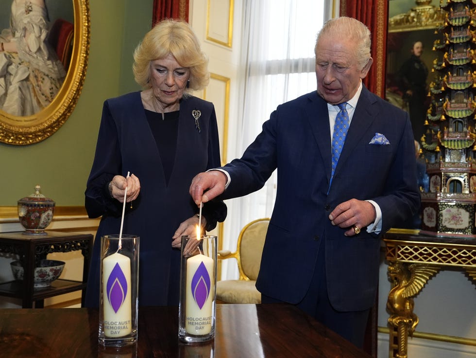 King Charles III And Queen Camilla Mark Holocaust Memorial Day