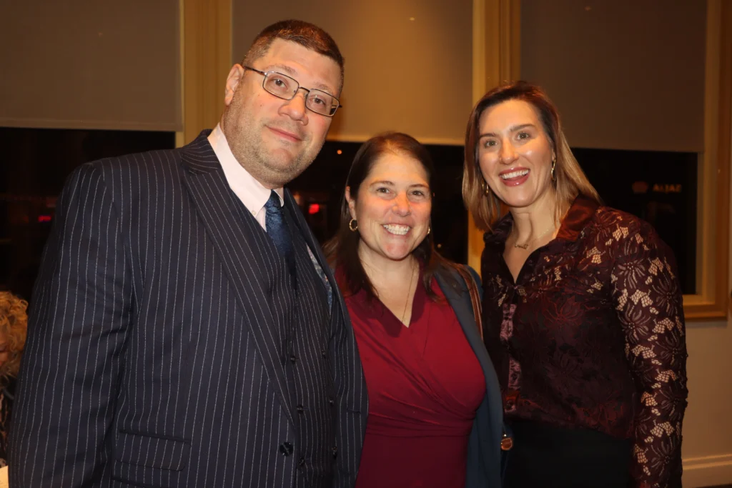 From left: Bill Neri, Esq.; Maria Neri, Esq.; and Hon. Alexis Riley. Brooklyn Eagle photo by Mario Belluomo