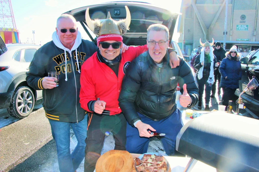 From left: Court Officer Capt. James Campbell, Arthur Aidala, Esq., and Michael Farkas, Esq. Brooklyn Eagle photo by Mario Belluomo