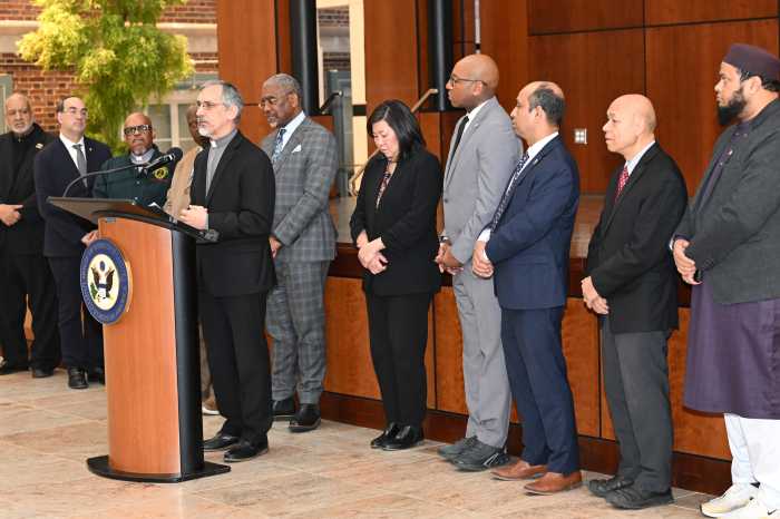 Reverend Jeffrey Courter, pastor at the First Presbyterian Church of Forest Hills. Photo by Ramy Mahmod.