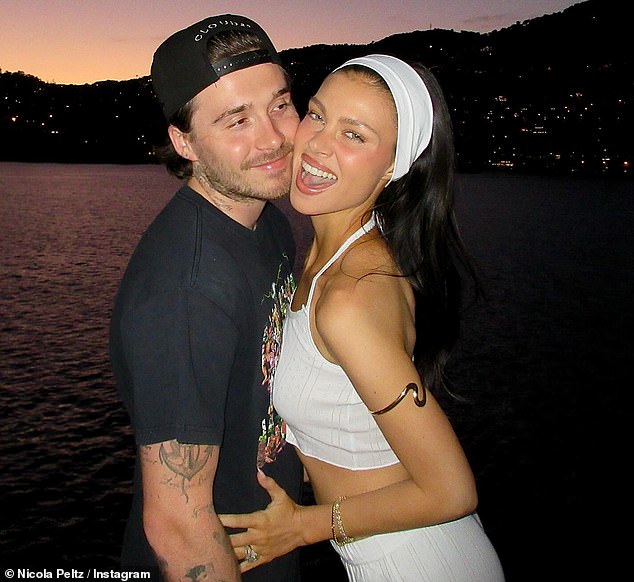 Brooklyn's friends told the Daily Mail in July that Cruz and Romeo had blocked both him (left) and his wife (right) on Instagram shortly after they skipped out on David's birthday celebrations