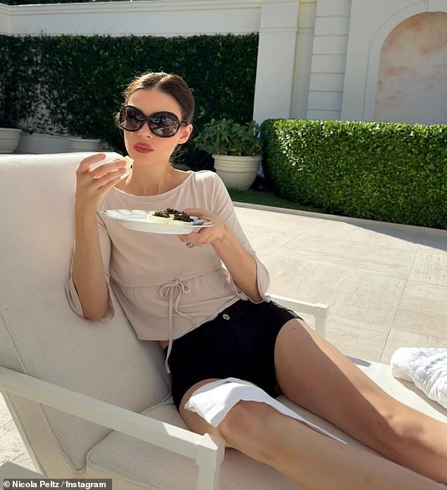 Nicola has turned off her Instagram comments after receiving abusive messages on this photo about her husband Brooklyn's ongoing family feud