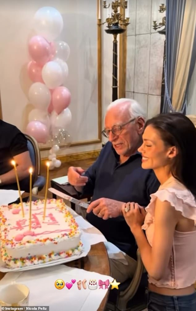 Nicola Peltz leaned into a 'childlike identity' as she celebrated her birthday with a ballerina cake while 'clinging to her father', a psychotherapist has revealed