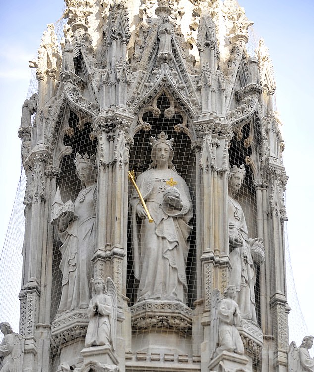 The most famous cross stood at what would become the centre of London, marking the final stop before Westminster Abbey