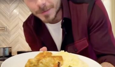 Brooklyn Beckham's post shared on Instagram showcasing his homemade meal. His mother liked the post on the social media platform which is reportedly in contravention of a legal request Brooklyn had issued his parents asking them to stop contacting him - and to stop interacting with him on social media
