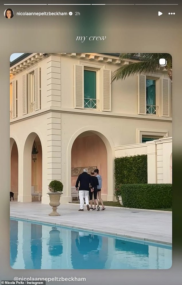 Nicola has since made it clear her own family were her priority and sticking by her side as she called them 'her crew' and posted sweet snaps with them