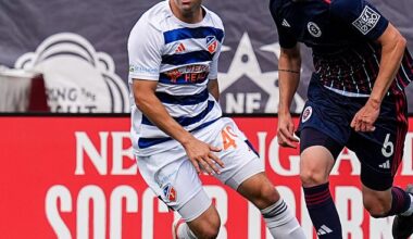 Brooklyn FC has signed midfielder Peter Mangione (white kit) to their roster