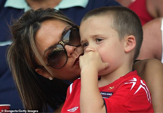 From an early age, Brooklyn was the subject of talk about whether he could follow in his father's footsteps... with his football ability already being praised when he was just four years old