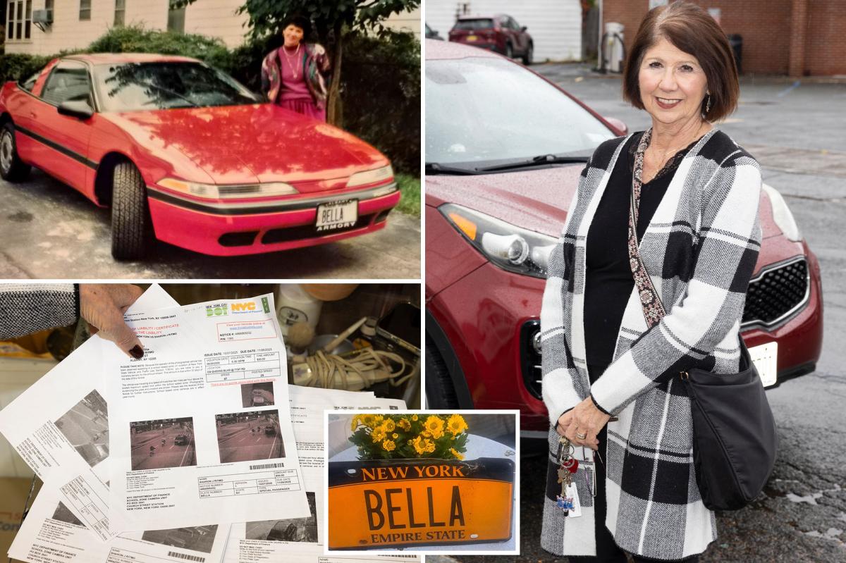 Upstate NY nonna had to hand in beloved 'Bella' plates after getting tickets meant for NYC biker