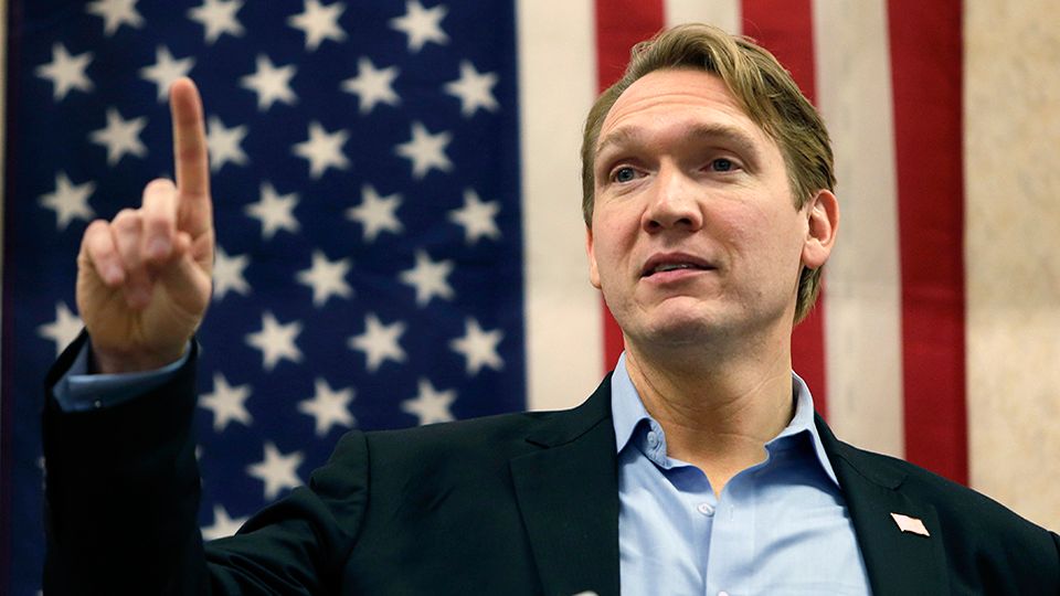 Nate McMurray in 2018 (AP Photo/Jeffrey T. Barnes)