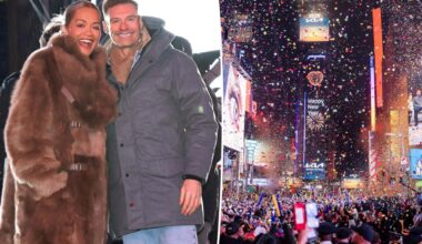 Ryan Seacrest, Rita Ora address NYE crowd wearing diapers