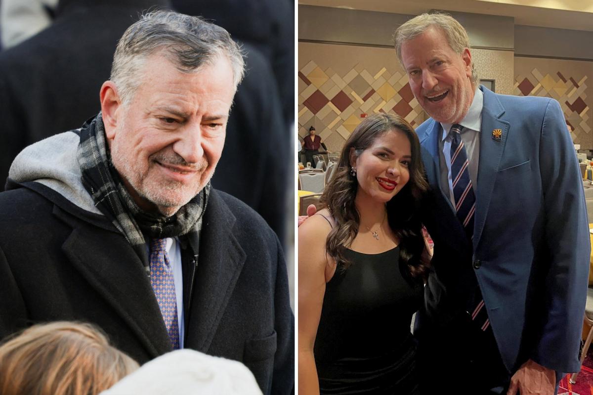 Ex-NYC Mayor Bill de Blasio brings new girlfriend, South Tucson Mayor Roxanna Valenzuela, to Zohran Mamdani's inauguration