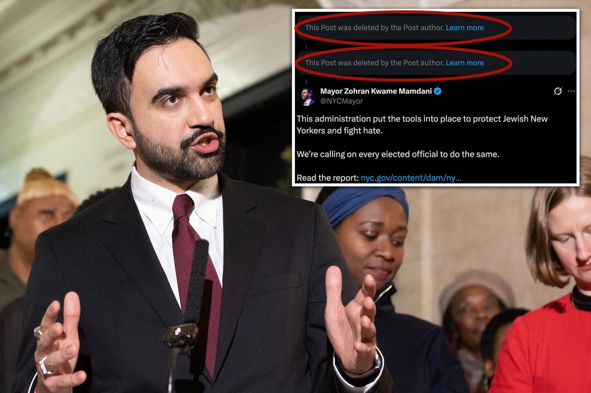 Jewish civil rights group demands answers from Mamdani after posts about antisemitism scrubbed from NYC mayor's X account