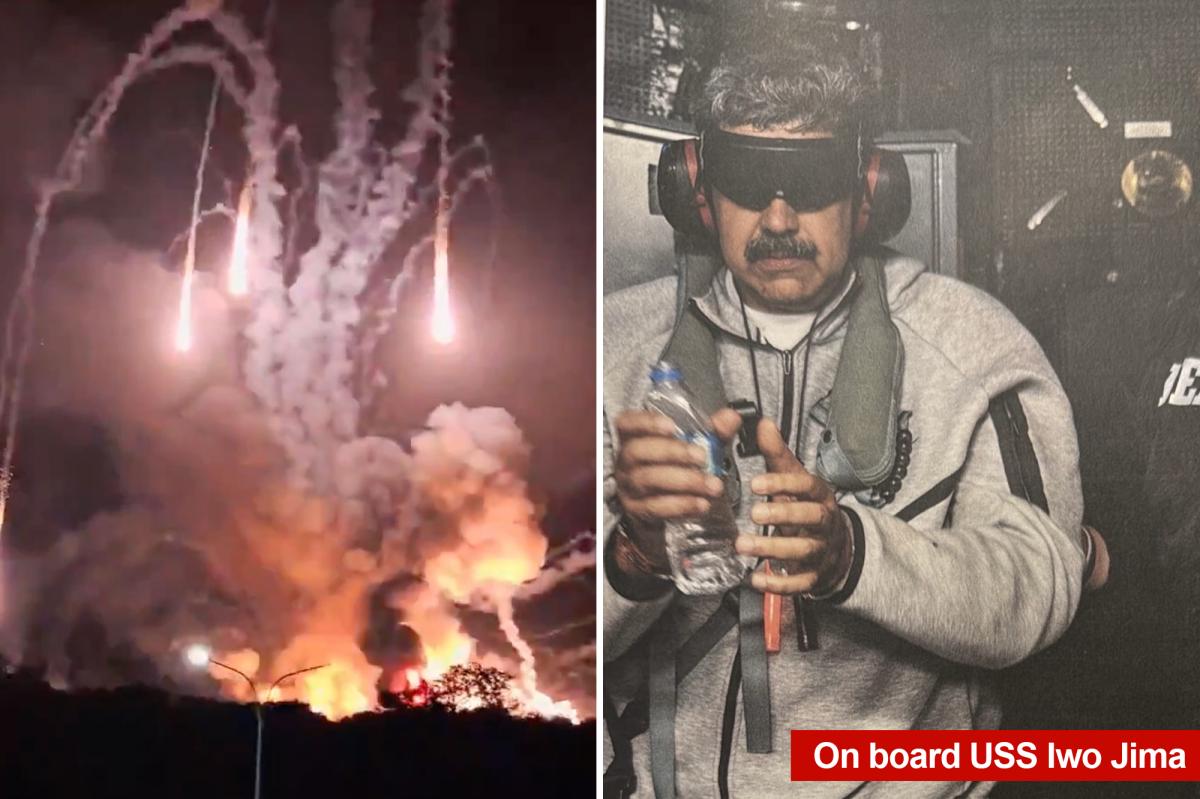 Venezuelan dictator seen in first picture aboard USS Iwo Jima, flown to NYC to face justice