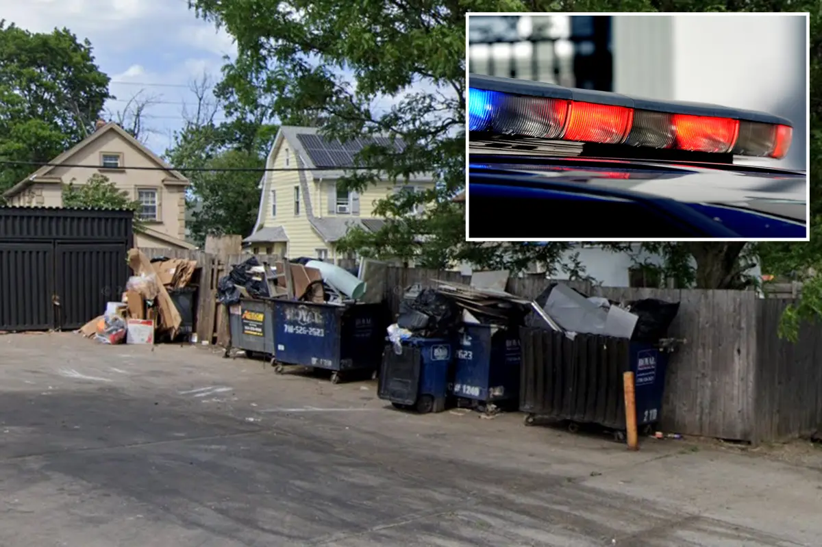 Corpse found inside burning dumpster near NYC strip mall: cops