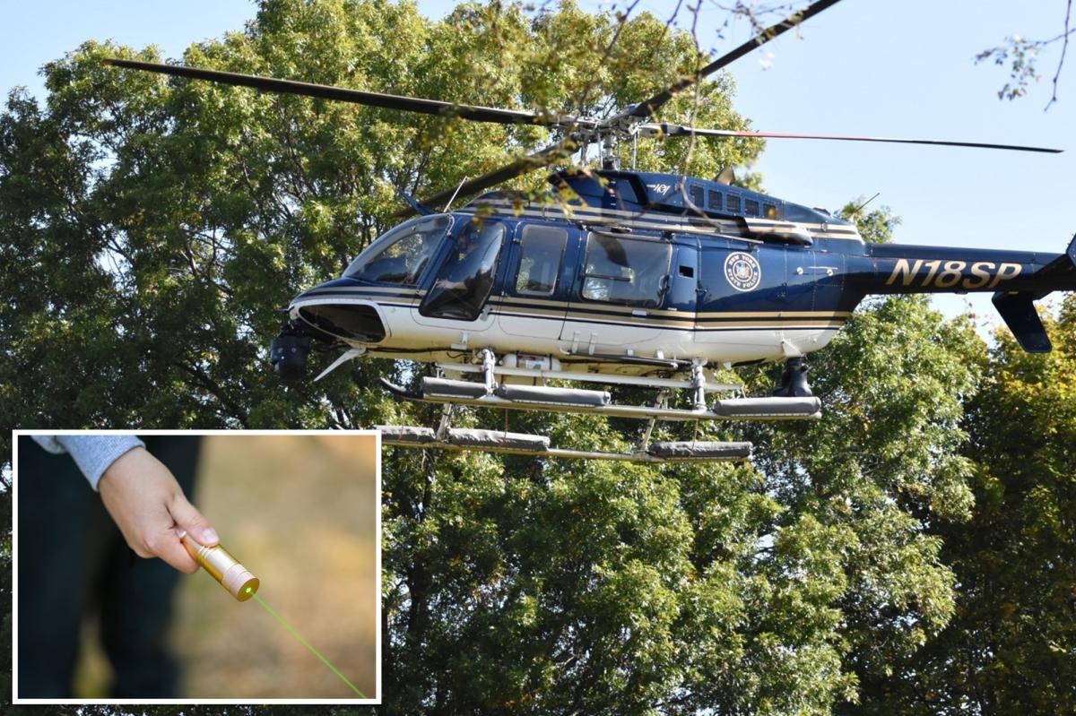 NY police helicopter forced into emergency landing after teen shines laser into pilots' eyes: cops
