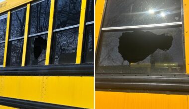 Rock thrown at school bus on NJ Turnpike fractures skull of 8-year-old girl
