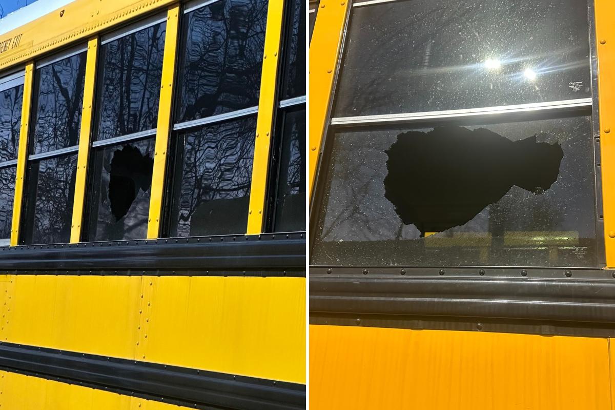 Rock thrown at school bus on NJ Turnpike fractures skull of 8-year-old girl
