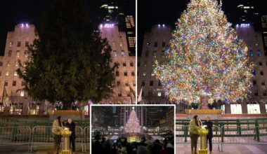 Exclusive | Rockefeller Christmas Tree lit for final time — here's surprising place it will end up