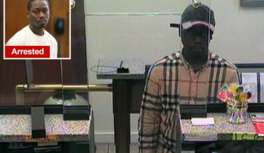 NYC's 'Burberry Bandit' back behind bars on fresh bank robbery charges