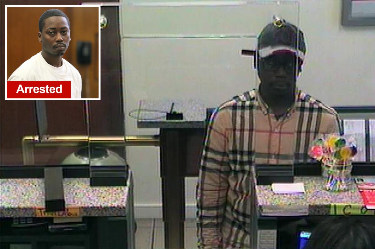 NYC's 'Burberry Bandit' back behind bars on fresh bank robbery charges