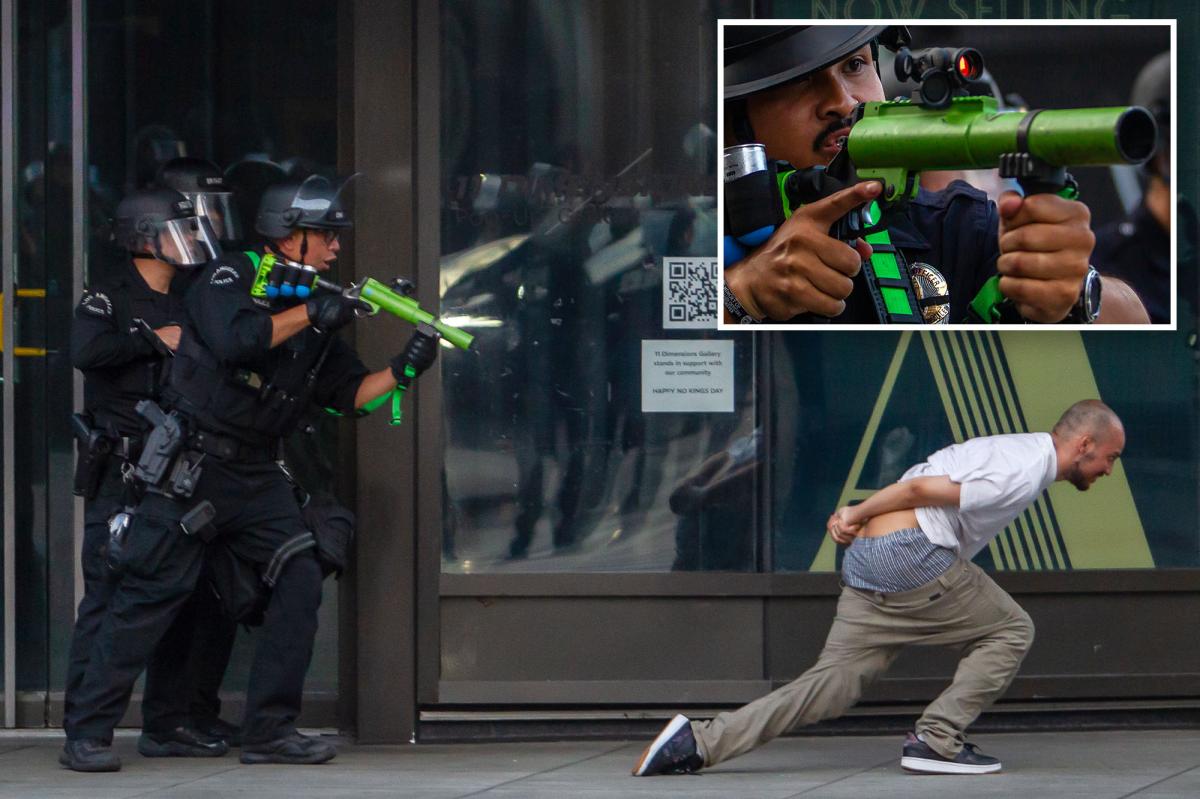 LAPD rulebook for firing 'non-lethal’ weapons