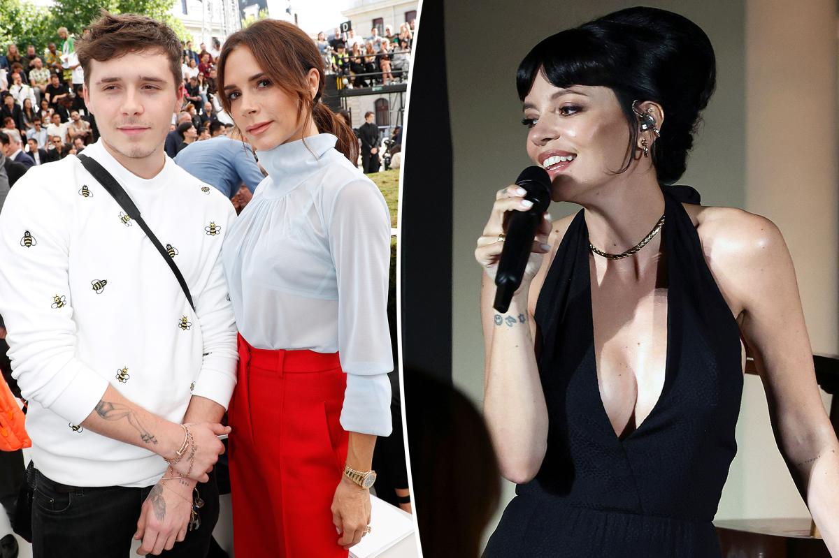 Lily Allen backs Brooklyn Beckham with pointed message about messy public estrangement