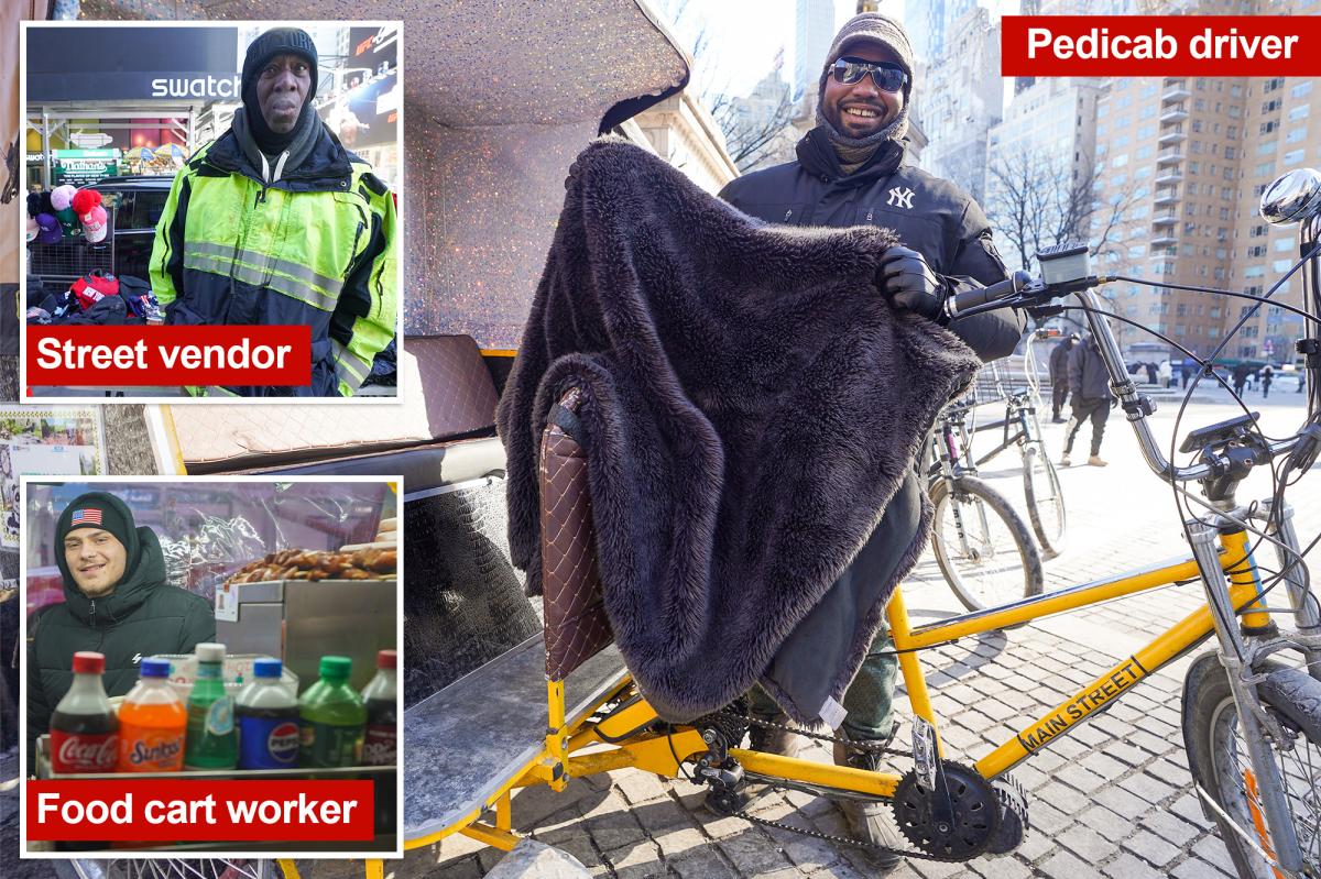 NYC workers brave Arctic blast to make a buck: 'At least I'm not in Buffalo'