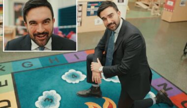 Zohran Mamdani plasters his own mug on over 2,000 NYC kiosks as critics blast him as ego-Mam-iac