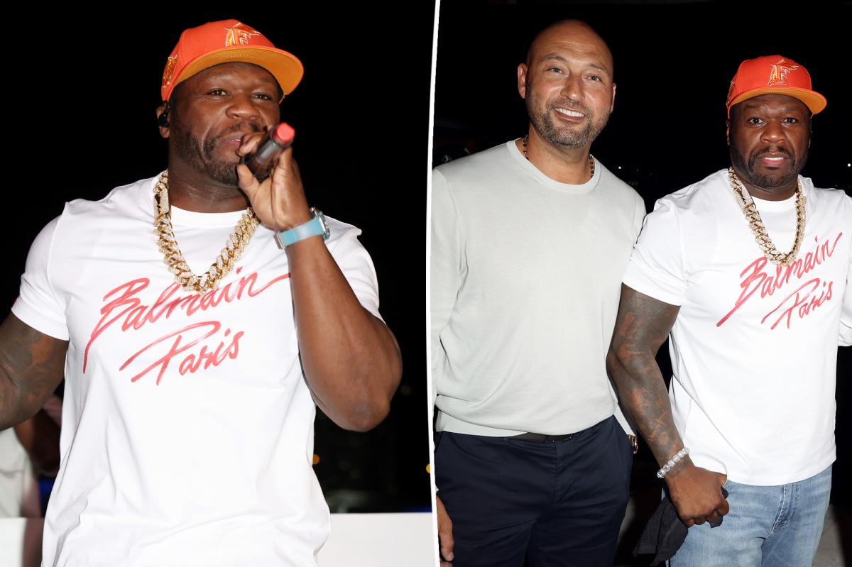 Derek Jeter, 50 Cent bring NYC energy to Miami at padel tournament