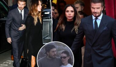 Victoria and David Beckham put on united front with kids after son Brooklyn’s brutal attack