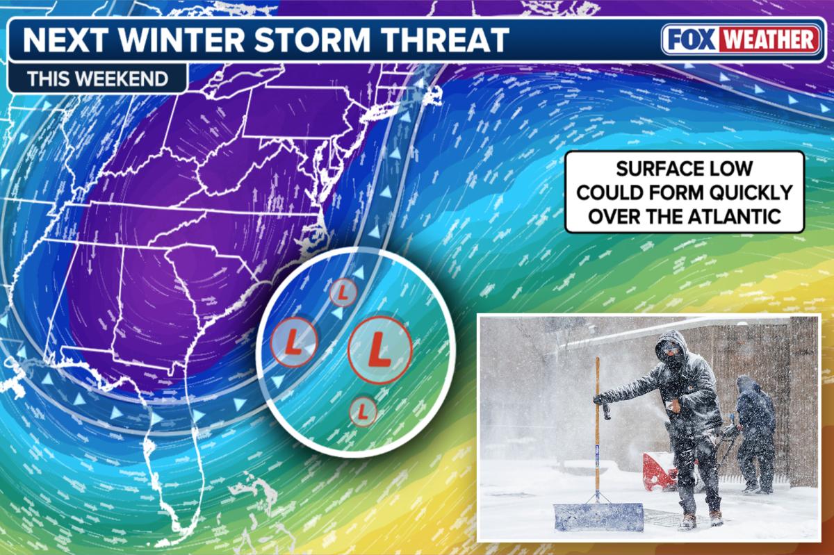 Next major storm threat looms for Northeast days after deadly weekend snowstorm