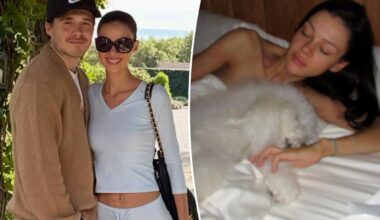 Brooklyn Beckham shares racy snap of wife Nicola Peltz as family feud rages on