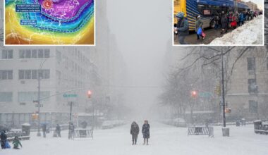 Bomb cyclone is barreling toward Northeast, could hit NYC with more snow