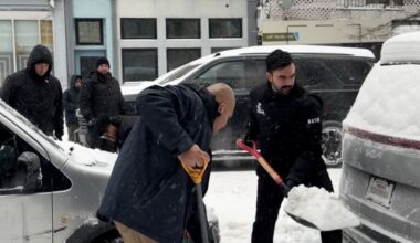 Watch: NYC Mayor Zohran Mamdani helps stuck motorist dig out