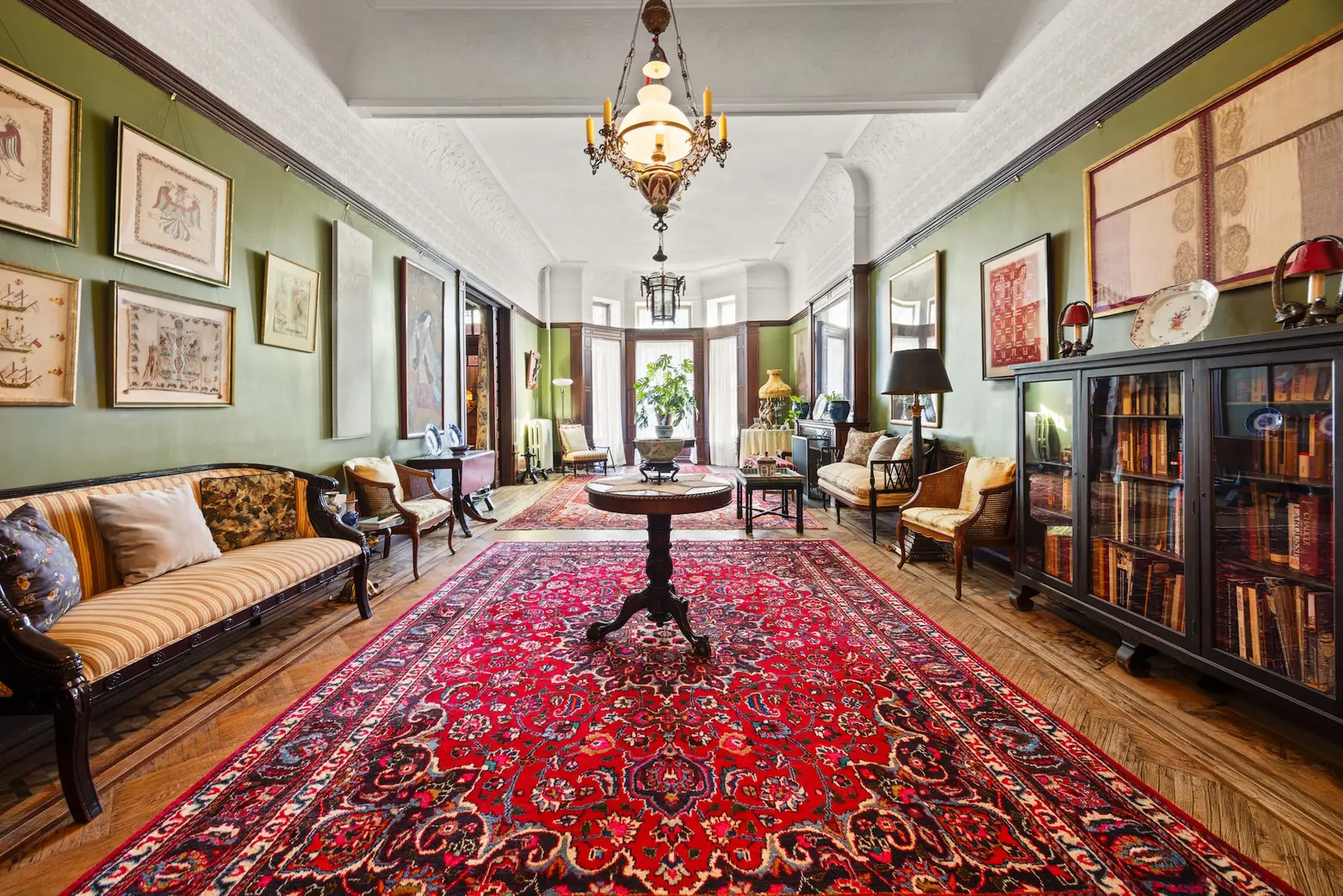 This $9.75M Harlem brownstone reflects neighborhood history with five floors of 19th-century elegance