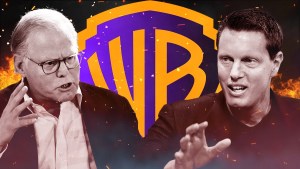 David Zaslav and David Ellison (Credit: Getty Images/Chris Smith for TheWrap)