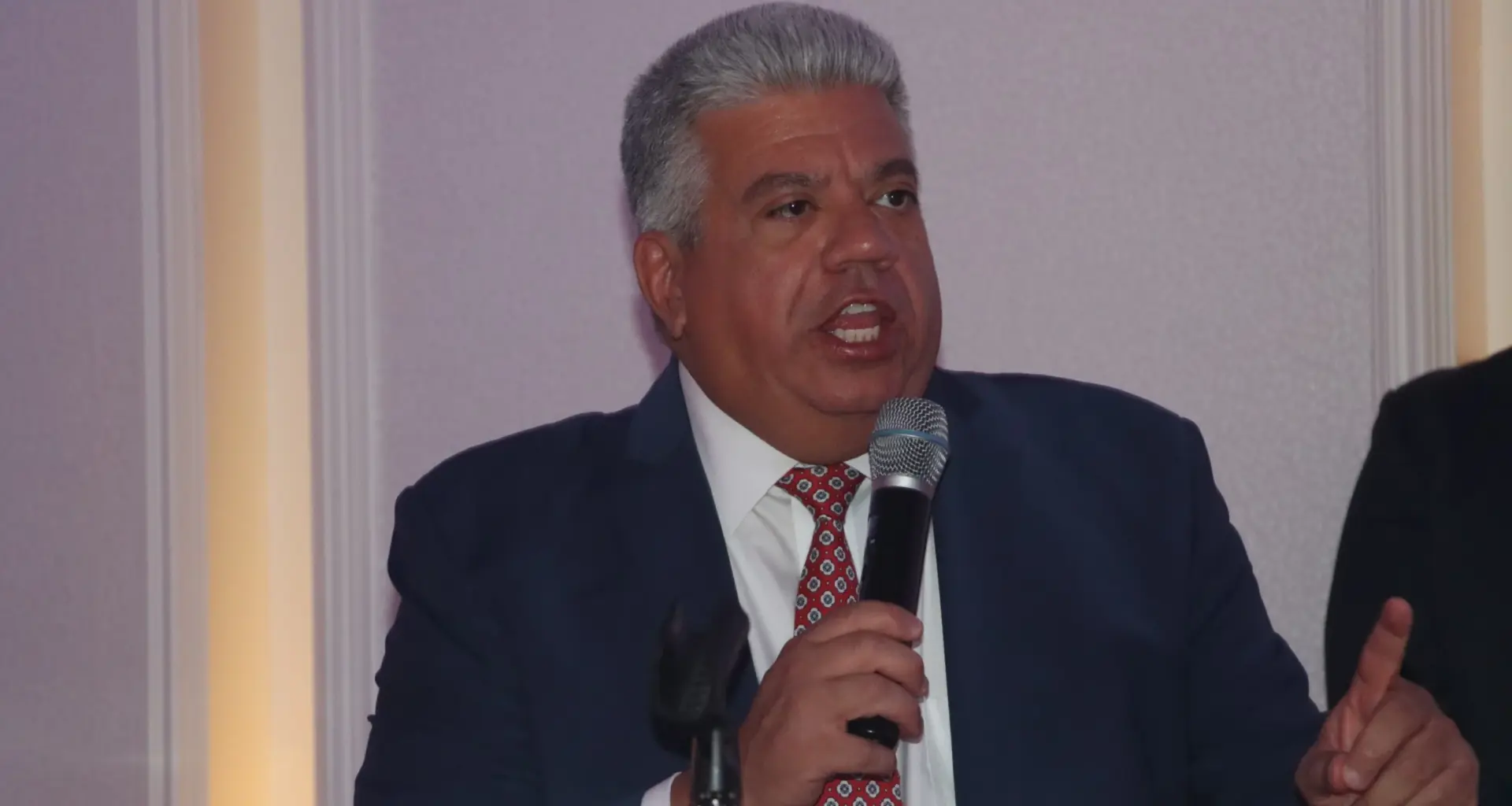 Brooklyn District Attorney Eric Gonzalez speaks. Brooklyn Eagle photo by Mario Belluomo