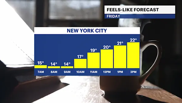 Another frigid day in Brooklyn; temps to rebound next week