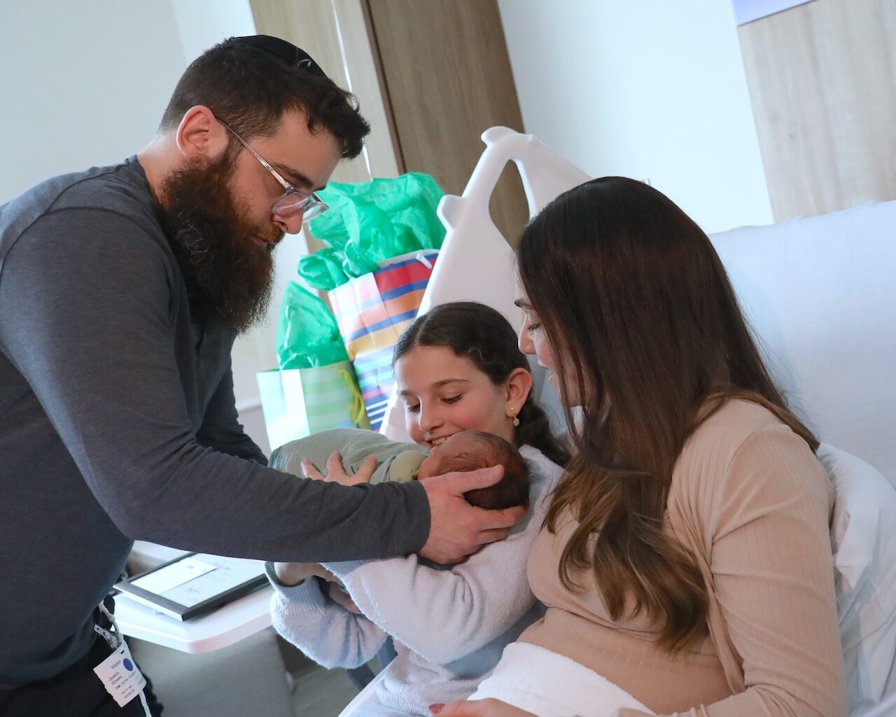 One of the first baby's of the year is welcomed by the Ferry Hawks