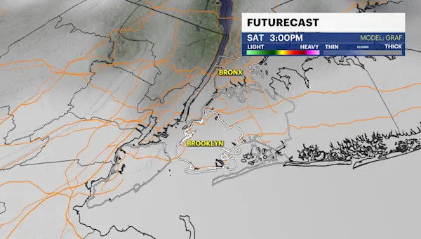 Cold weekend, mild next week in The Bronx