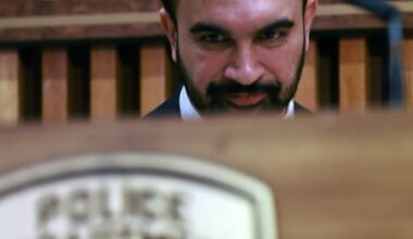 How does Mamdani respond to shootings by the NYPD? Slowly.