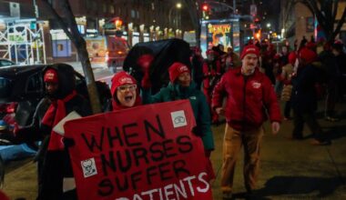 Thousands of nurses go on strike at several major New York City hospitals